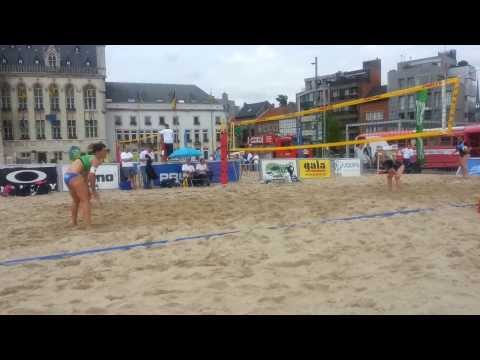 20130629 beachvolley sint-niklaas elien vanasch britt thielemans vs vanessa portela denitza denkova