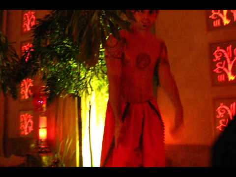 Belly Dancer In a Bubble in a Pool