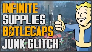Fallout 4: INFINITE BOTTLECAPS & INFINITE ALL JUNK GLITCH (UNLIMITED)