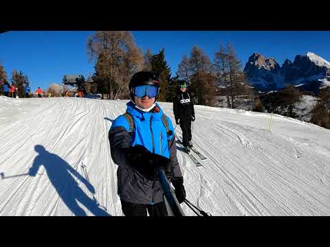 Val Gardena Dolomiti Super Ski Italy 2022 | GoPro 9 | DJI Mini2 | 4K60