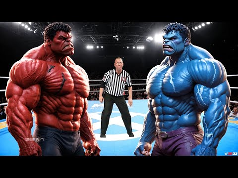 RED HULK VS BLUE HULK - EPIC BATTLE
