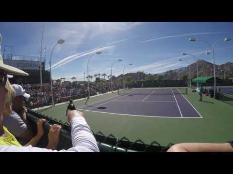 Wawrinka VS Murray practice BNP Paribas 03082017
