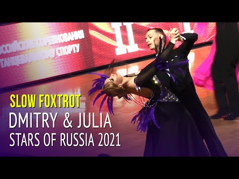 Slow Foxtrot = Dmitry Portnov & Julia Varfolomeeva = Stars of Russia 2021 Ballroom