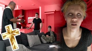 PRIEST PERFORMS EXORCISM IN MY HAUNTED APARTMENT!