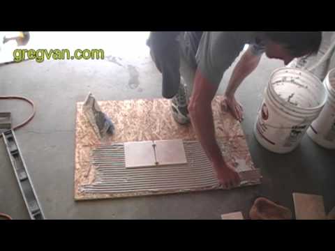 Notched Trowel