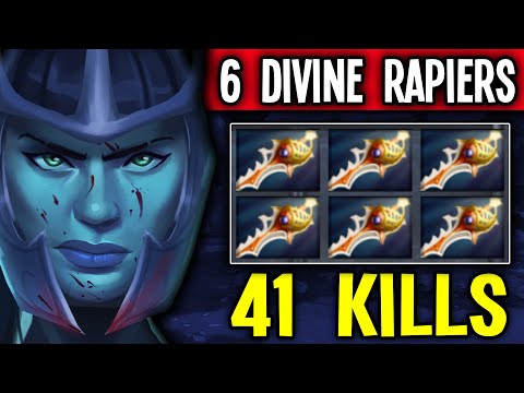 First Item Divine Rapier Phantom Into 6 Divines 41 Kills By Goodwin | Dota 2 Gameplay