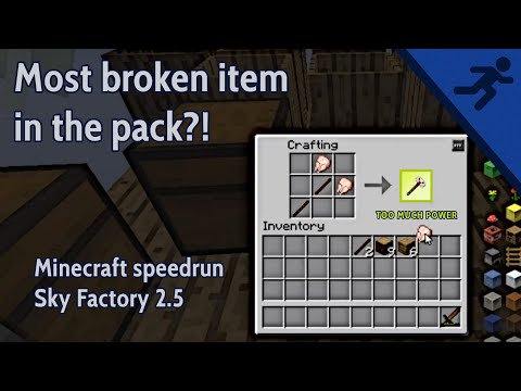 Minecraft speedrun - Sky Factory 2.5 Any% in 2:07:13