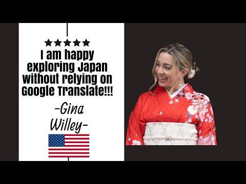 Right After 30 hours Sessions! Gina Wiley - Experience of Japan Language Factory