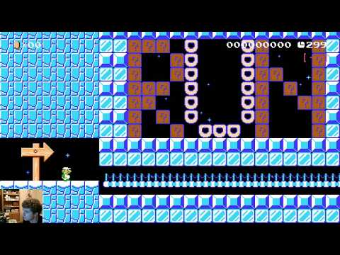 Kirby's Dream Land Green Green's in Super Mario Maker 2