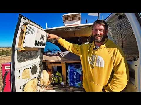 Cheap Van Life in BRUTAL Heat — He Figured Out Van Life AC!