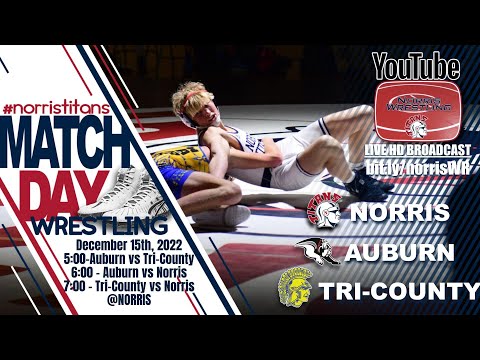 Norris Wrestling, Norris, Auburn, Tri-County Triangular - 12-15-2022