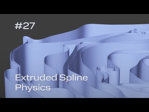 Cinema 4D Quick Tip #27 - Extruded Spline Physics (Project File on Patreon)
