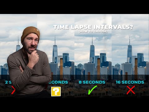 How to Choose a TIme Lapse Interval