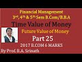 Time Value Of Money In Kannada PART 25 B Com 2017 Question Paper For 7 Marks By Srinath Sir