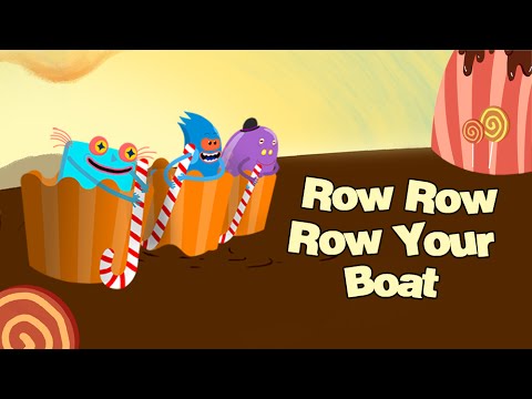 Row, Row, Row Your Boat ⛵️ | English Nursery Rhymes For Kids | Learn Series For Kids | Rajshri Kids