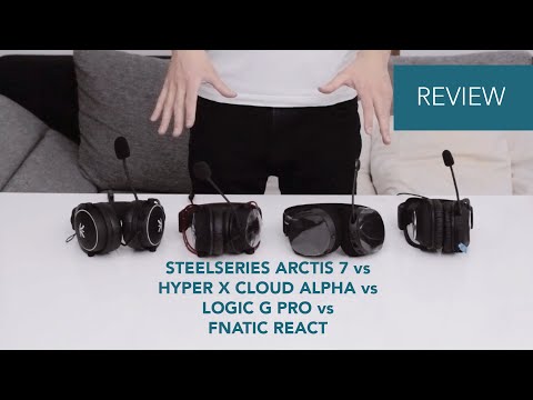 [Audio Test] Steelseries Arctis 7 vs. HyperX Cloud Alpha vs. Logitech G Pro vs. Fnatic React