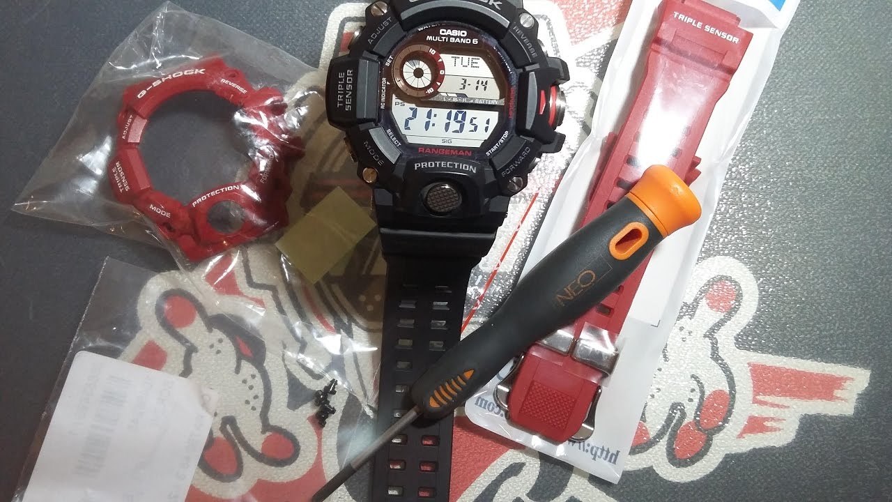 Casio G-Shock GW-9400 Rangeman - zmiana paska i bezela RECENZJA PL
