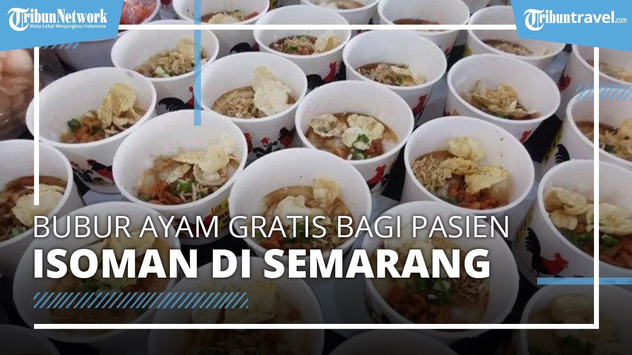 Penjual Bubur Ayam Bagikan 200 Porsi Gratis untuk Pasien