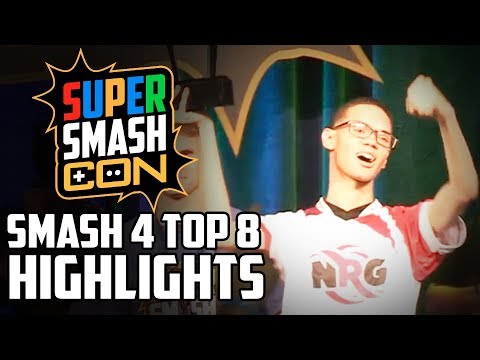 Super Smash Con Top 8 Smash 4 Highlights - Losers run of the Year? - By @Skyupperbot
