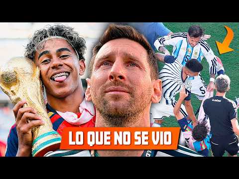 LO QUE NO SE VIO de ESPAÑA CAMPEÓN MESSI se QUIEBRA, PELEAS, YAMAL FESTEJO, REACCIÓN MUNDIAL