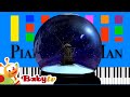 BabyTV The Mill Slow EASY Medium 4K Piano Tutorial