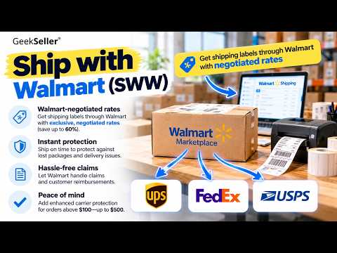 Ship with Walmart (SWW) Explained | Shipping Rates, Protection & GeekSeller Tools