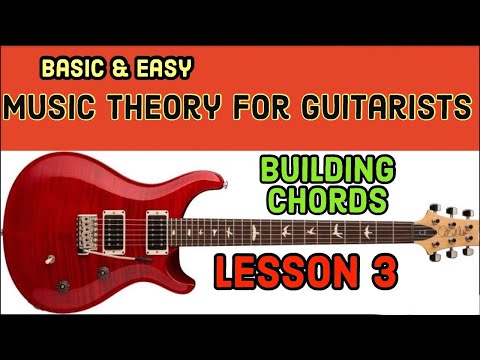 Build Triads and Chords on Guitar-Easy Music Theory for Guitarist Lesson 3