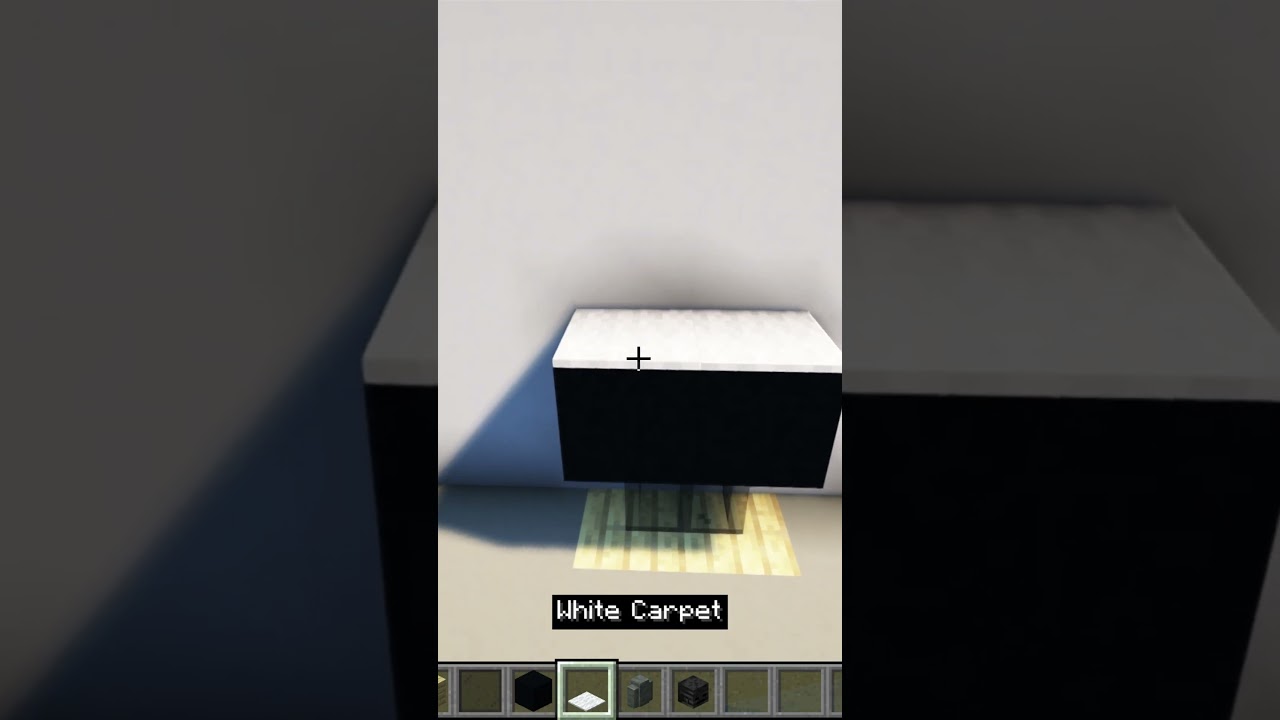 How to build an easy tv in Minecraft #shorts