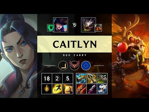 Caitlyn ADC vs Kog'Maw: Legendary - EUW Grandmaster Patch 25.S1.1