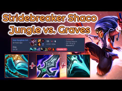 Stridebreaker Shaco Road to Master - S12 Ranked [League of Legends] Full Gameplay - Infernal Shaco