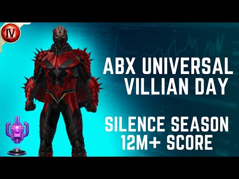 T4 Black Bolt in ABX Universal Villian Day in Silence Season | CTP Rage | Marvel Future Fight
