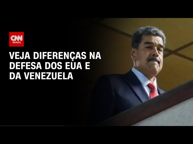 Tensão entre EUA e Venezuela cresce a cada semana; veja as diferenças entre defesas | LIVE CNN