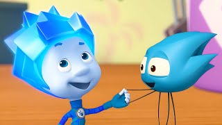 Nolik conoce a Buddy la Araña | Los Fixis | Animación para niños