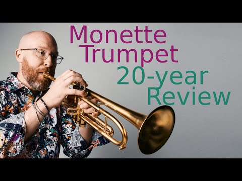 Monette LT Bb Trumpet - Gold Plated - 2002 image 16