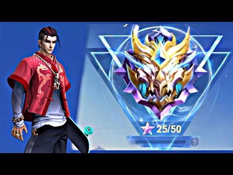 FINALLY REACH MYTHICAL HONOR CHOU FOR THIS NEW 1 HIT BUILD & EMBLEM 2023 ( MUST TRY ) -MLBB