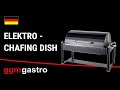 Chafing Dish - GN 1/1 - mit Rolldeckel - Schwarz