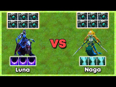 Level 30 Luna vs Level 30 Naga - Dota 2 1v1
