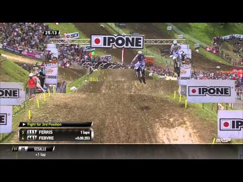 Romain Febvre vs Dean Ferris MXGP of France 2015 - motocross
