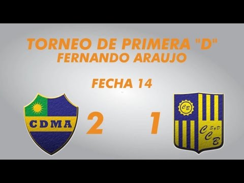 Primera D 2016   Fecha 14   Alem 2 Central Ballester 1   Resumen