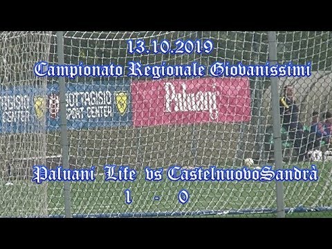 GIOVANISSIMI REGIONALI 2005 – PALUANI LIFE vs CASTENUOVOSANDRA’ – 13.10.2019