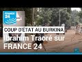 Coup d'État au Burkina Faso: le capitaine Ibrahim Traoré, nouvel homme fort, s'exprime sur FRANCE 24