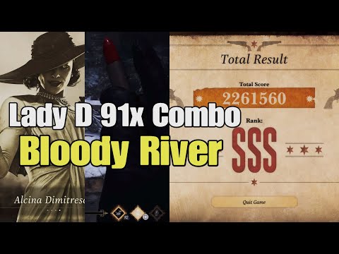 Resident Evil Village DLC Lady Dimitrescu SSS Rank Bloody River Mercenaries Additional Orders