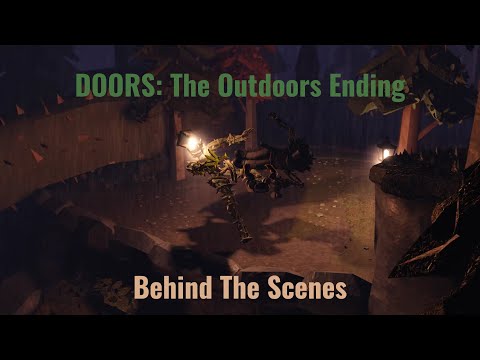 DOORS: The Outdoors Ending Cutscene Behind The Scenes [Game: DOORS CUTSCENE MAKER]