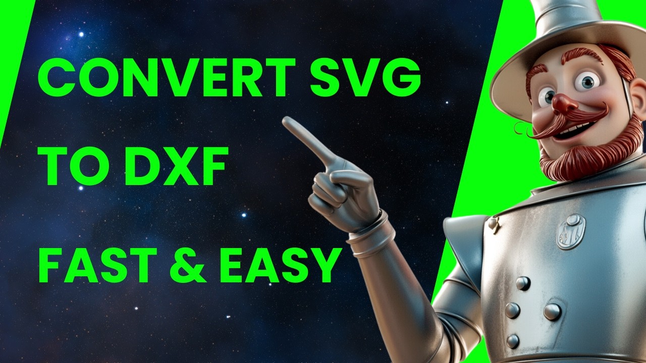 Convert SVG to DXF quickly and easily with Inkscape
