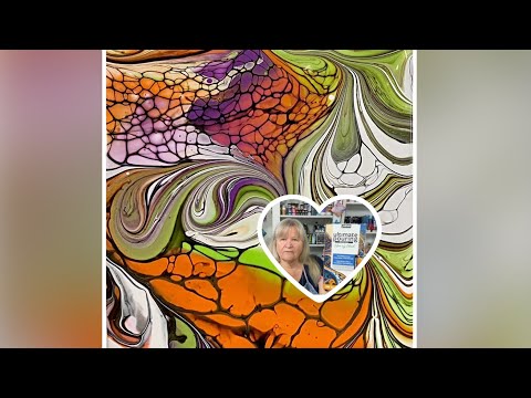 (1017) Swipe Technique ~ Pebeo ~ Ultimate Pouring  Medium ~ Paint Pouring