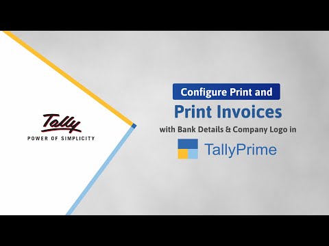 Configure and Print Invoices with Bank Details and Company Logo