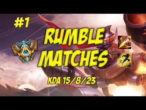 Dumble - Challenger Rumble Matches #1 Patch 7.16 (vs Jarvan IV)