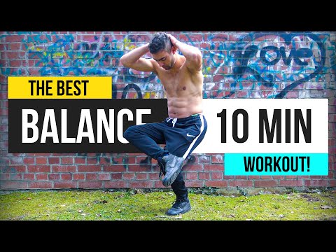 10 MINUTE BALANCE WORKOUT AT HOME - Improve Balance and Coordination