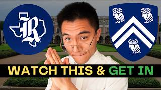 How To Get Into Rice | The ONLY Guide You Need to Watch