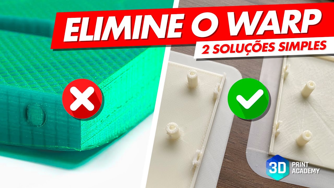 2 RECURSOS SIMPLES para ELIMINAR O WARP na sua Impressão 3D